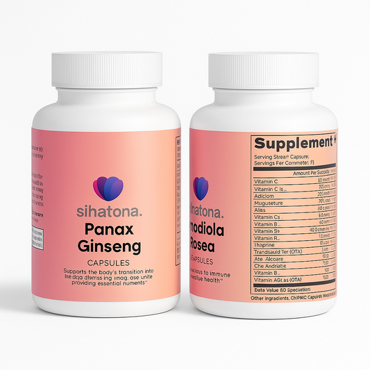 Sihatona® Panax Ginseng + Rhodiola Rosea Capsules